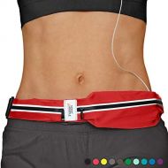 [아마존 핫딜]  [아마존핫딜]Sport2people Sport2People Running Belt USA Patented - Hands-Free Workout Fanny Pack - iPhone X 6 7 8 Plus Buddy Pouch for Runners - Freerunning Reflective Waist Pack Phone Holder - Fitness Gear