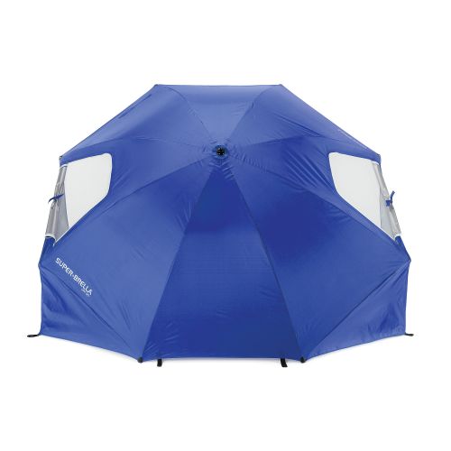 스킬즈 SKLZ Super-Brella Maximum Protection Portable Canopy Shelter Umbrella, Blue