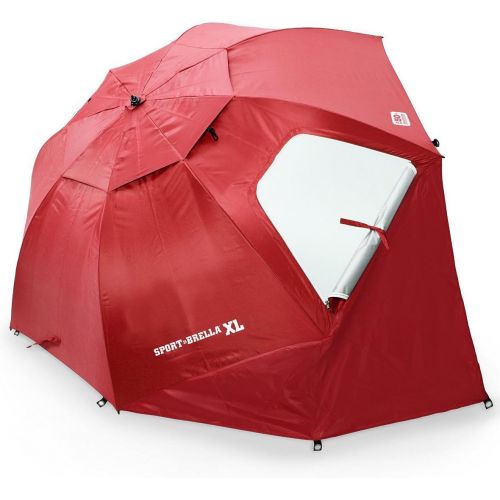  [아마존베스트]Sport-Brella XL Vented SPF 50+ Sun and Rain Canopy Umbrella for Beach and Sports Events (9-Foot)