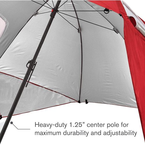  Sport-Brella Premiere XL UPF 50+ Umbrella Shelter for Sun and Rain Protection (9-Foot)