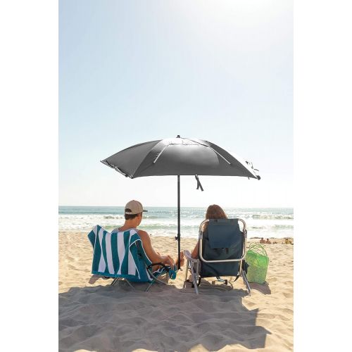  Sport-Brella Ultra SPF 50+ Angled Shade Canopy Umbrella for Optimum Sight Lines at Sports Events (8-Foot)