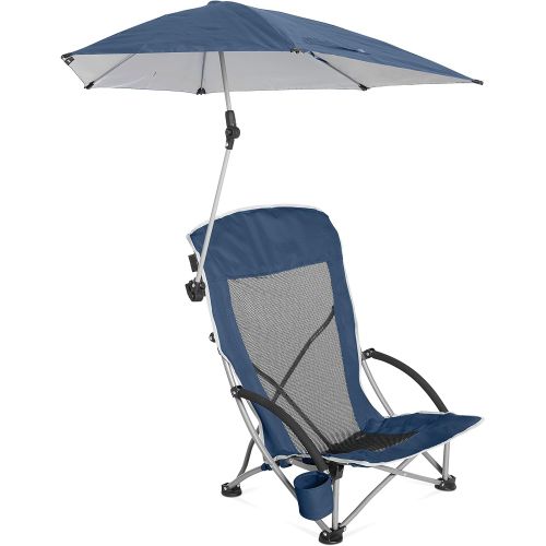  Sport-Brella Beach Chair with UPF 50+ Adjustable Umbrella