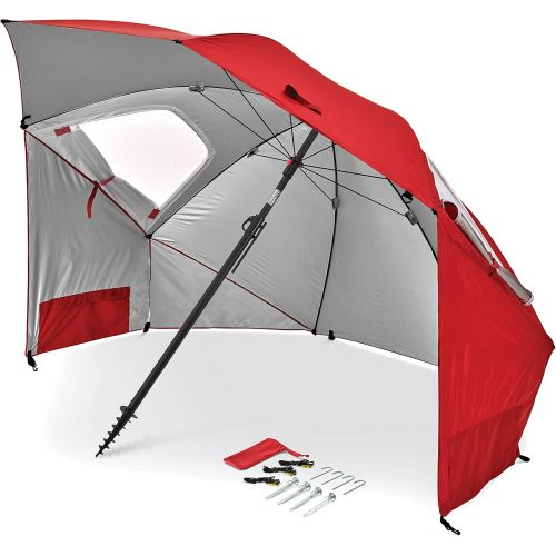  Sport-Brella Premiere UPF 50+ Umbrella Shelter for Sun and Rain Protection (8-Foot)