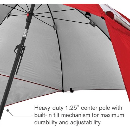  Sport-Brella Premiere UPF 50+ Umbrella Shelter for Sun and Rain Protection (8-Foot)