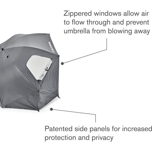  Sport-Brella Premiere XL UPF 50+ Umbrella Shelter for Sun and Rain Protection (9-Foot)