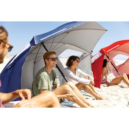  Sport-Brella Premiere UPF 50+ Umbrella Shelter for Sun and Rain Protection (8-Foot)