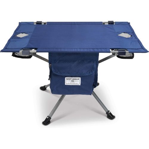  Sport-Brella SunSoul Portable Folding Table for Outdoor Camping, Picnics, Tailgates, and Beach