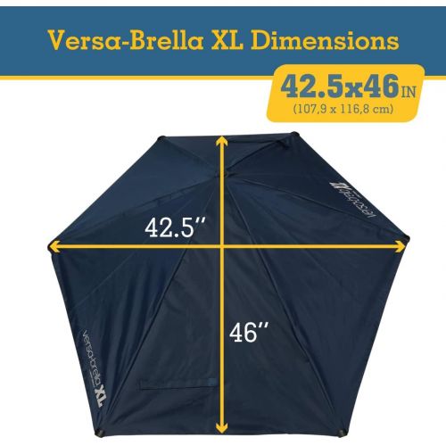  Sport-Brella Versa-Brella SPF 50+ Adjustable Umbrella with Universal Clamp