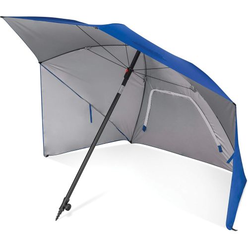  Sport-Brella Ultra SPF 50+ Angled Shade Canopy Umbrella for Optimum Sight Lines at Sports Events (8-Foot)