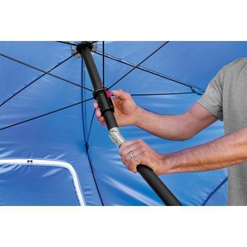  Sport-Brella Ultra SPF 50+ Angled Shade Canopy Umbrella for Optimum Sight Lines at Sports Events (8-Foot)