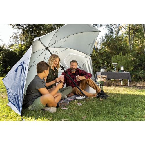  Sport-Brella Premiere UPF 50+ Umbrella Shelter for Sun and Rain Protection (8-Foot)