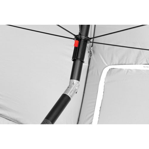  Sport-Brella Ultra SPF 50+ Angled Shade Canopy Umbrella for Optimum Sight Lines at Sports Events (8-Foot)