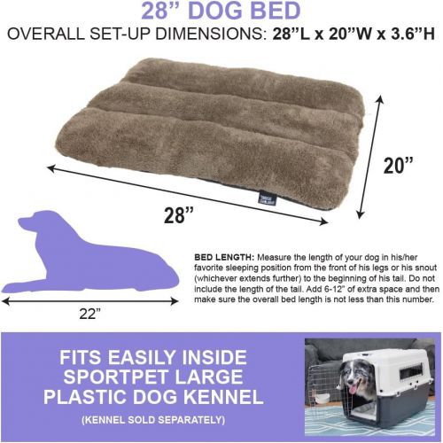  SportPet Designs Waterproof Pet Bed - Fits SportPet Plastic Dog Kennel