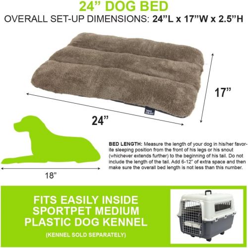  SportPet Designs Waterproof Pet Bed - Fits SportPet Plastic Dog Kennel