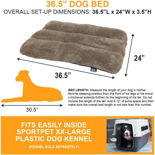  SportPet Designs Waterproof Pet Bed - Fits SportPet Plastic Dog Kennel