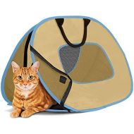 SportPet Designs Cat Carrier With Zipper Lock- Foldable Travel Cat Carrier