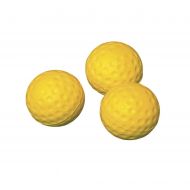 Sportime Foam Safety Golf Balls, Pack of 12, Fluorescent Yellow