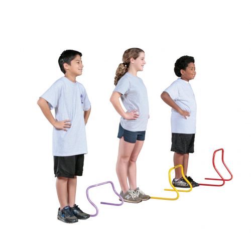  Sportime ComeBackHurdles - 9 inch - Set of 6 - Multiple Colors