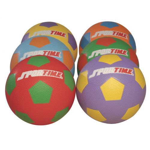  Sportime SportimeMax PGSoccer Ball - Set of 6 - Assorted Colors