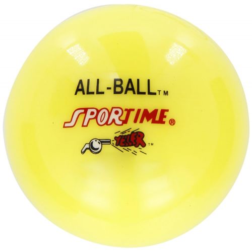  Sportime Multi-Purpose Inflatable Exercise Balls - 3 Inches - Set of 12 - Yellow