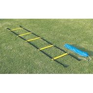 Sportime Agility Ladder Single Wide Rungs, 29-1/2 Feet x 16-1/2 Inches, Yellow/Black