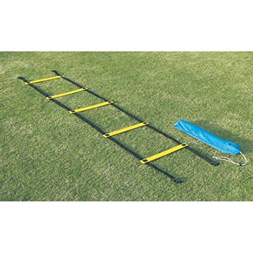  Sportime Agility Ladder Single Wide Rungs, 29-1/2 Feet x 16-1/2 Inches, Yellow/Black
