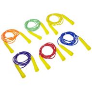 Sportime Jump Ropes, 8 Feet, Assorted Colors, Set of 6