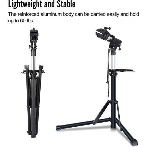  Sportneer Bike Repair Stand, Foldable Bicycle Repair Rack Workstand, Height Adjustable