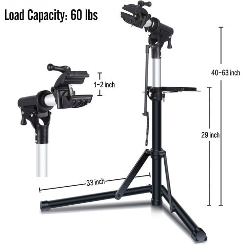  Sportneer Bike Repair Stand, Foldable Bicycle Repair Rack Workstand, Height Adjustable