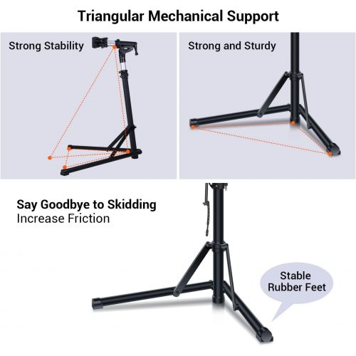  Sportneer Bike Repair Stand, Foldable Bicycle Repair Rack Workstand, Height Adjustable