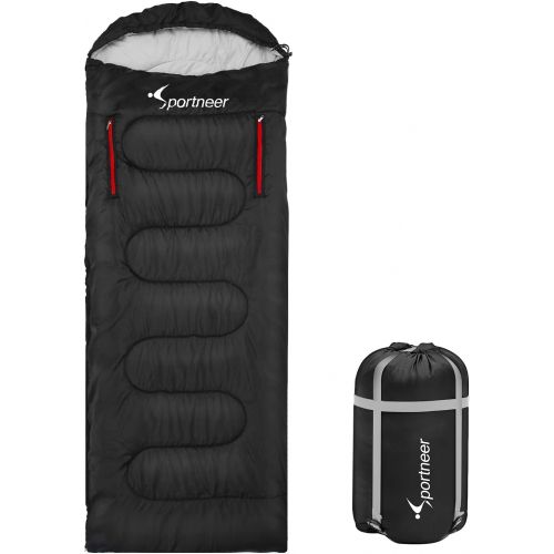  Sleeping Bags for Adults, Sportneer Wearable Sleeping Bag with Zippered Holes for Arms and Feet Lightweight Waterproof Sleeping Bag for Kids Woman Man Backpacking Camping Hiking Tr