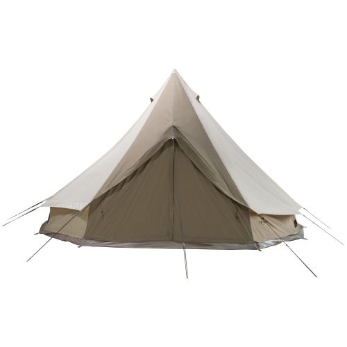  TETON Sports TETON SPORTS Sierra 12 Canvas Tent; Waterproof Bell Tent for Family Camping in All Seasons; 6-10 Person Tent