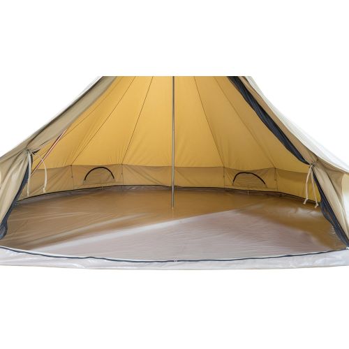  TETON Sports TETON SPORTS Sierra 12 Canvas Tent; Waterproof Bell Tent for Family Camping in All Seasons; 6-10 Person Tent