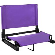 Sports Unlimited Wide Stadium Chair Bleacher Seat with Back & Cushion Seat, Foldable & Portable