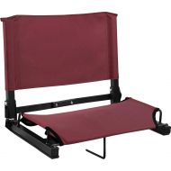 Sports Unlimited Wide Stadium Chair Bleacher Seat with Back & Cushion Seat, Foldable & Portable