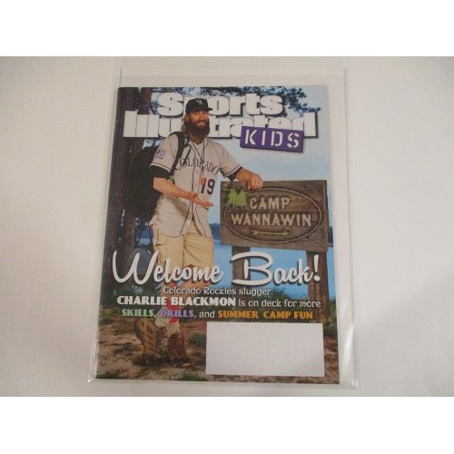  JULY 2018 SPORTS ILLUSTRATED MAGAZINE FOR KIDS FEATURING COLORADO ROCKIES SLUGGER CHARLIE BLACKMON* *BLACKMON IS ON DECK FOR MORE SKILLS, DRILLS, AND SUMMER CAMP FUN* *WELCOME BACK