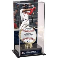 Ronald Acuna Jr. Atlanta Braves 2018 NL Rookie of the Year Gold Glove Display Case with Image - Baseball Logo Display Cases