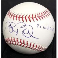 Bret Boone autographed baseball inscribed 4x Gold Glove (ROMLB Mariners Braves Reds) - Autographed MLB Gloves