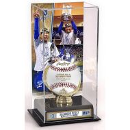 Sports Memorabilia Salvador Perez Kansas City Royals 2015 MLB World Series Champions World Series MVP Gold Glove Display Case with Image - Baseball Free Standing Display Cases ''Case Only''