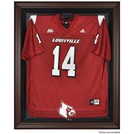 Sports Memorabilia Louisville Cardinals Brown Framed Logo Jersey Display Case - College Jersey Logo Display Cases