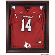 Sports Memorabilia Louisville Cardinals Mahogany Framed Logo Jersey Display Case - College Jersey Logo Display Cases