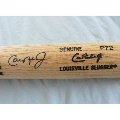  Sports Memorabilia Cal Ripken autographed signed Orioles Louisville Slugger 90s game issued bat JSA - Autographed MLB Bats