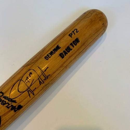  Sports Memorabilia Darren Daulton Signed Game Used Louisville Slugger Baseball Bat PSA DNA COA - Autographed MLB Bats