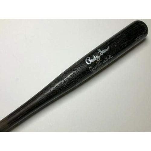  Sports Memorabilia Rudy Law Signed Game Used Louisville Slugger Baseball Bat *Dodgers PSA 4A72792 - Autographed MLB Bats