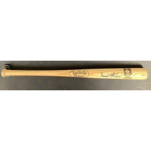  Sports Memorabilia Frank Robinson Signed Baseball Mini Bat HOF Logo 16 Autograph Slugger JSA - Autographed MLB Bats