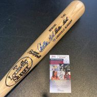 Sports Memorabilia Carlton Fisk Signed Louisville Slugger Game Model Baseball Bat JSA COA - Autographed MLB Bats