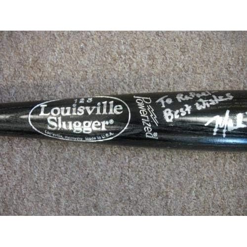  Sports Memorabilia Mark Teixeira Texas Rangers Game Issued Autographed Louisville Slugger M356 Bat - Autographed MLB Bats