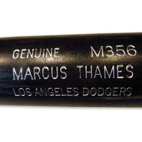  Sports Memorabilia Marcus Thames Game Used Louisville Slugger Bat Broken Dodgers 4/1/11 LH969930 - MLB Game Used Bats