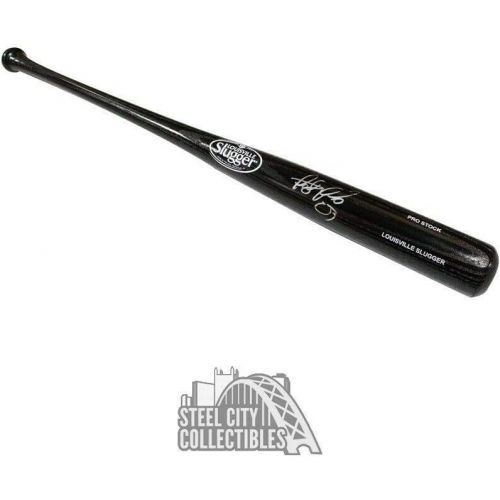  Sports Memorabilia Fernando Tatis Jr Autographed Louisville Slugger Black Baseball Bat - BAS COA - Autographed MLB Bats