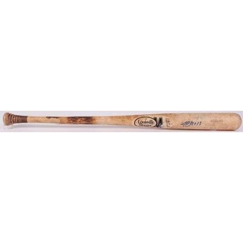  Sports Memorabilia JASON KUBEL SIGNED GAME USED LOUISVILLE SLUGGER MAPLE BAT w/JSA MINNESOTA TWINS - Autographed MLB Bats